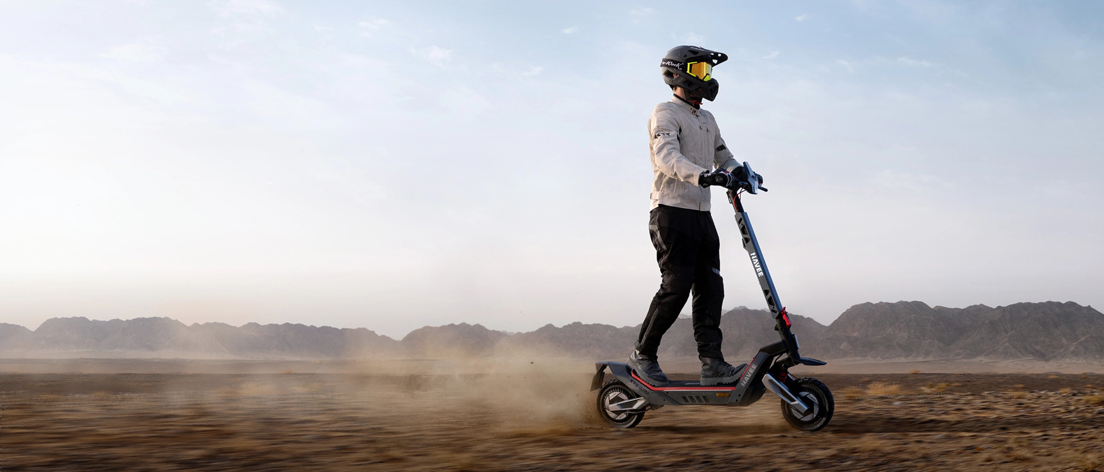 Trottinette électrique tout-terrain pour aventure