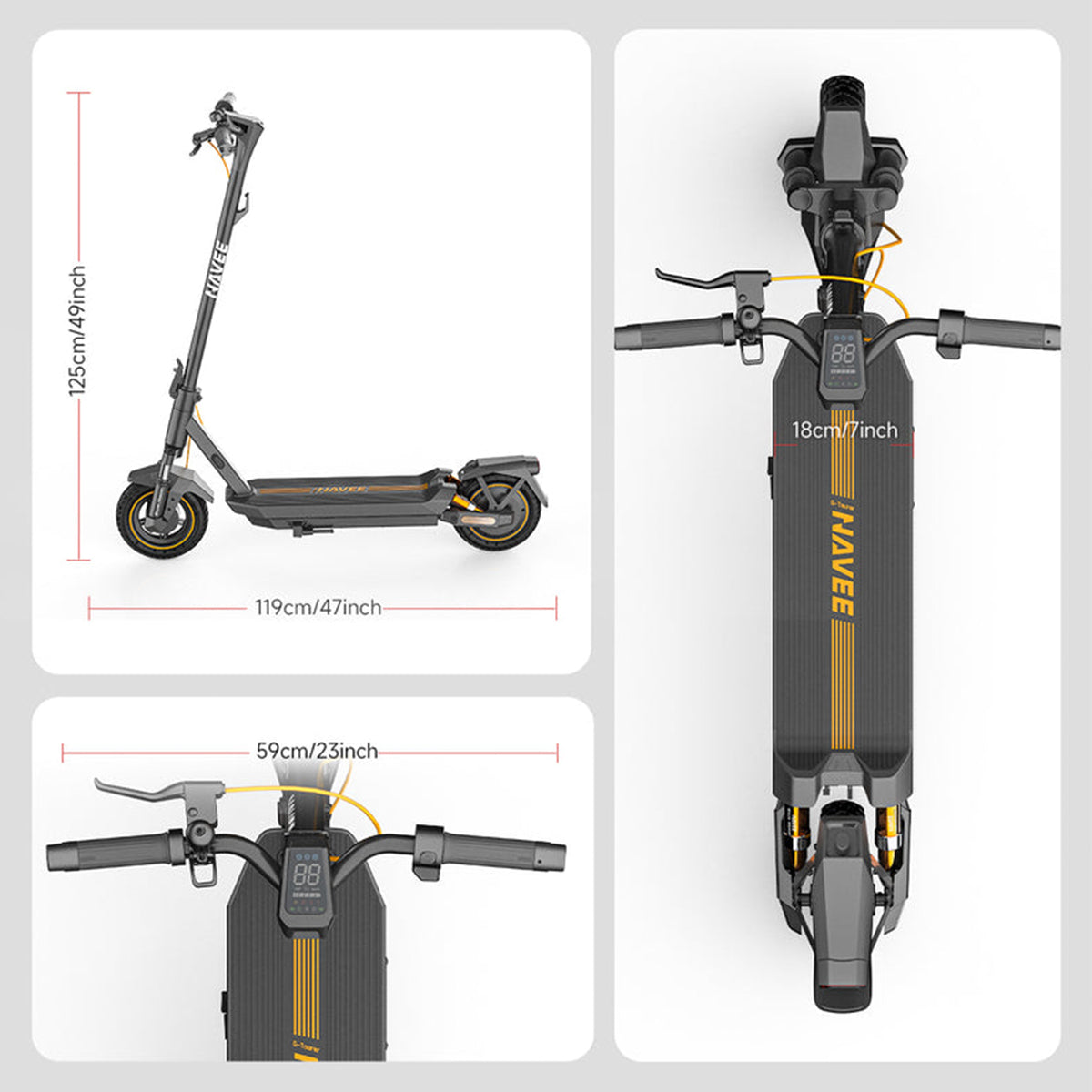 NAVEE Trottinette Électrique GT3 Pro